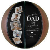 Cool Stepdad Vatertag Foto Basketball (Vertikal)