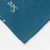 Cool Stepfather, Stepdad Definition Modernes Blau Fleecedecke (Ecke)