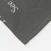 Cool Stepfather, Stepdad Definition Modernes Grau Fleecedecke (Ecke)