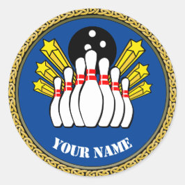 COOL! Sticker -Bowling- Custom Bowler - Name hinzu