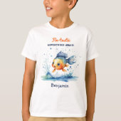 Cool Stilvoll Jumping Fish Personalisiert T-Shirt (Vorderseite)