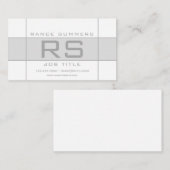 Cool Stilvolle Geometrie Visitenkarte (Vorne/Hinten)