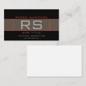 Cool Stilvolle Geometrie Visitenkarte (Vorne/Hinten)