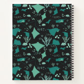 Cool Stingray Reef Diving Notizblock (Rückseite)