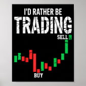 Cool Stock Market Men Women Stock Trader Day Tradi Poster (Vorne)