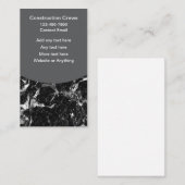 Cool Stone Look Vertical Business Cards Visitenkarte (Vorne/Hinten)