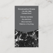 Cool Stone Look Vertical Business Cards Visitenkarte (Vorderseite)
