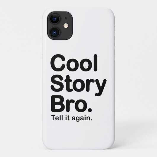 Cool Story Bro Case-Mate iPhone Hülle (Rückseite)