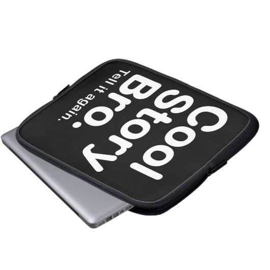 Cool Story Bro Laptopschutzhülle (Vorne Knopf)