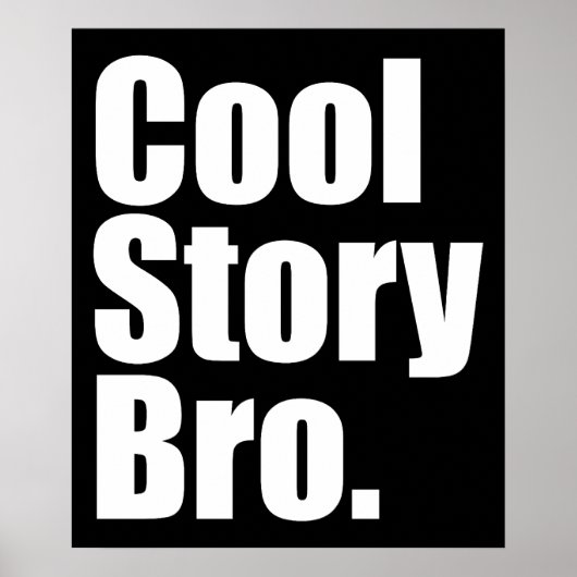 Cool Story Bro. Poster (Vorne)