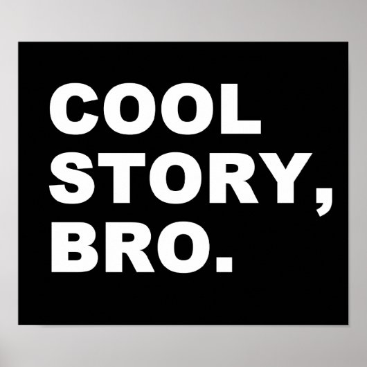 Cool Story Bro Poster (Vorne)