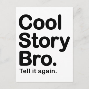 Cool Story Bro. Postkarte