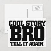 Cool story bro postkarte (Vorne/Hinten)