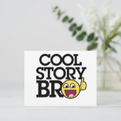 Cool story Bro Postkarte (Stehend Vorderseite)
