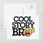 Cool story Bro Postkarte (Vorne/Hinten)