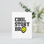 Cool Story Bro Postkarte (Stehend Vorderseite)