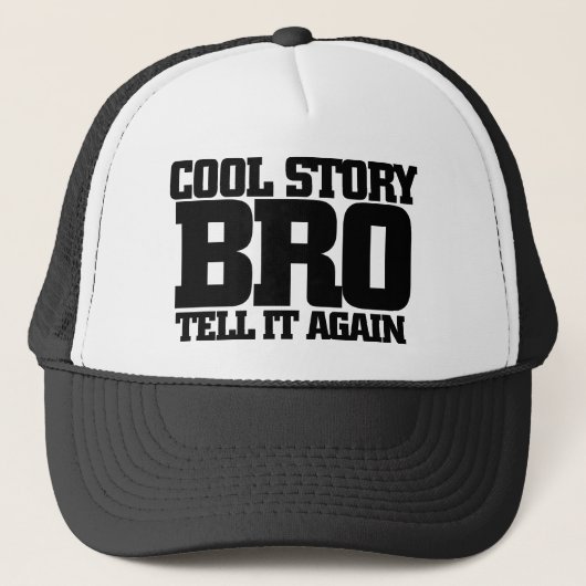 Cool story bro truckerkappe (Vorderseite)