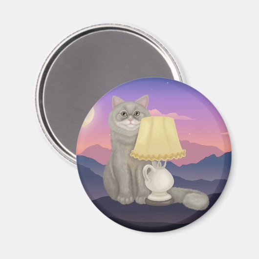 Cool Story Cat Magnet (Vorderseite/Rückseite)