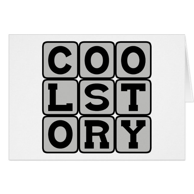 Cool Story, erstaunliche Geschichte (Vorderseite (Horizontal))