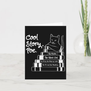 Cool Story Poe Black Cat Edgar Allan Poe Karte