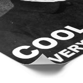 Cool Story Poe Funny Poster (Ecke)