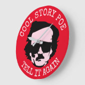 Cool Story Poe Große Wanduhr (Winkel)