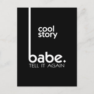Cool Story Schatz Postkarte