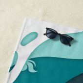 COOL! 🏖️ Strandtuch für Personalisierte Haie - Na (Beispiel)