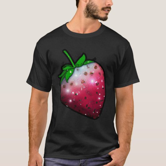 Cool strawberry fruit art strawberry farmer 2 T-Shirt (Vorderseite)