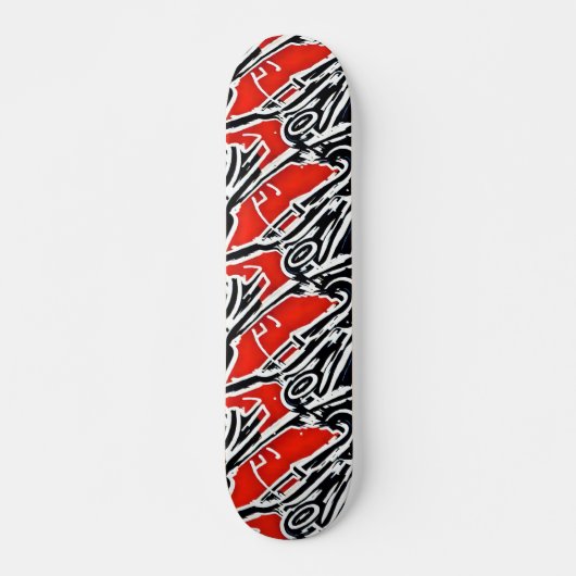 COOL STREET POP ART SKATEBOARD (Vorne)
