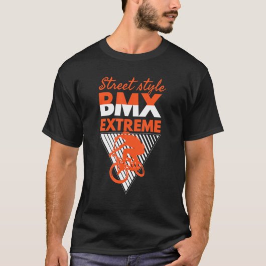 Cool Street Style Bmx Extreme Bmx Riding Bmx T-Shirt (Vorderseite)