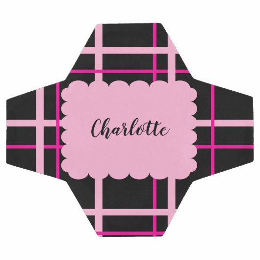 Cool Striped Pattern Fußball (Flach)