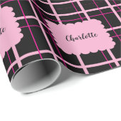 Cool Striped Pattern Geschenkpapier (Rolleneckpunkt)