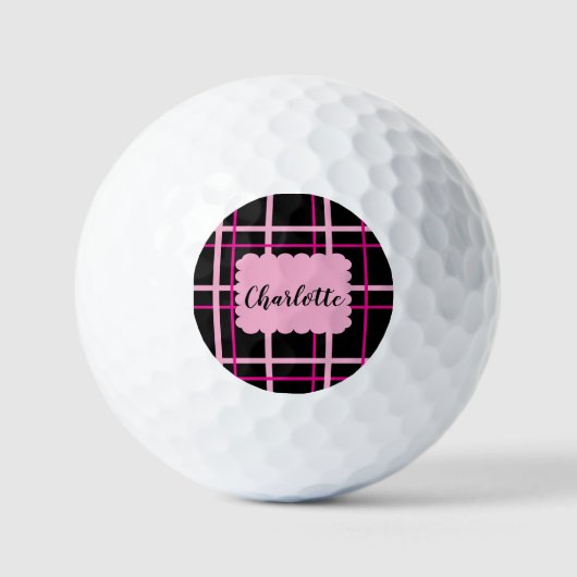 Cool Striped Pattern Golfball (Vorderseite)