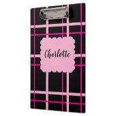 Cool Striped Pattern Klemmbrett (Links)