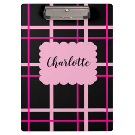 Cool Striped Pattern Klemmbrett