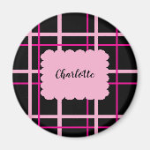 Cool Striped Pattern Magnet (Vorne)