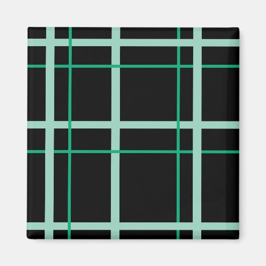 Cool Striped Pattern Magnet (Vorne)