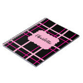 Cool Striped Pattern Notizblock (Linke Seite)