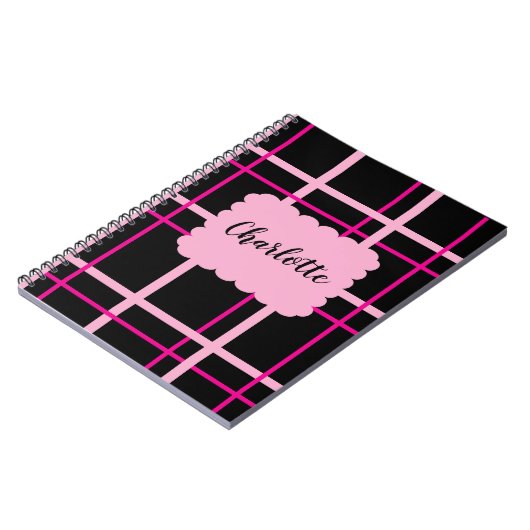 Cool Striped Pattern Notizblock (Linke Seite)