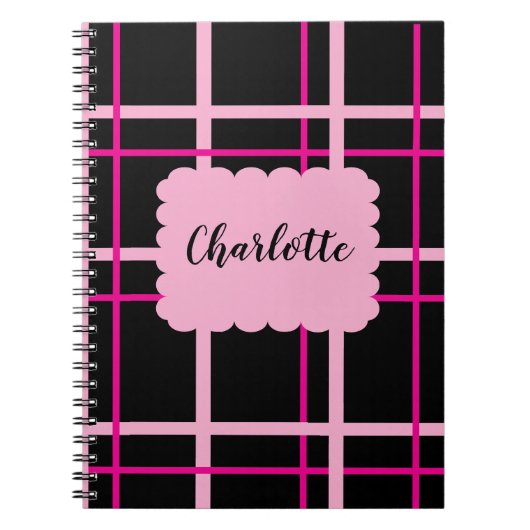 Cool Striped Pattern Notizblock (Vorderseite)