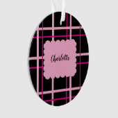 Cool Striped Pattern Ornament (Vorderseite)