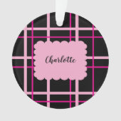 Cool Striped Pattern Ornament (Vorderseite)