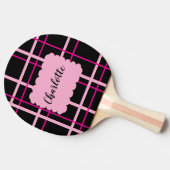 Cool Striped Pattern Tischtennis Schläger (Seitenansicht)