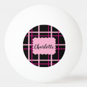 Cool Striped Pattern Tischtennisball (Rückseite)