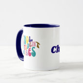COOL STUDENT VIBES RETRO TASSE (Vorderseite Links)