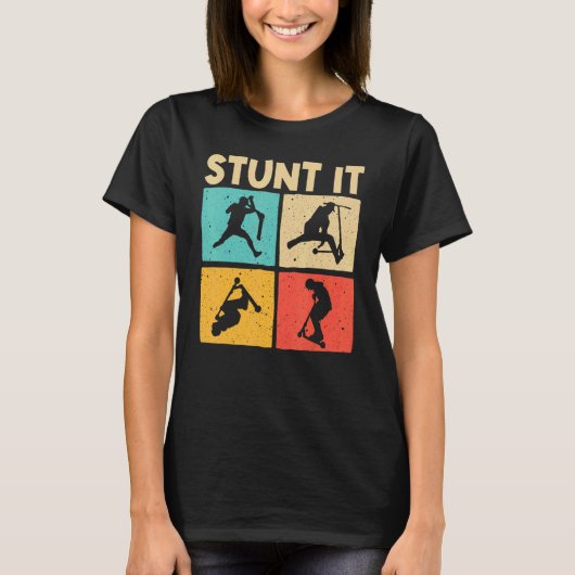 Cool Stunt Scooter For Men Women Scootering Scoote T-Shirt (Vorderseite)