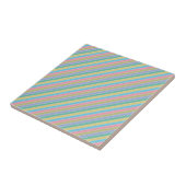 Cool Stylish Colorful Diagonal Striped Fliese (Seite)