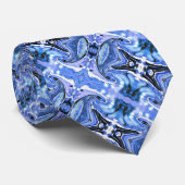 Cool summer breeze blue krawatte (Gerollt)