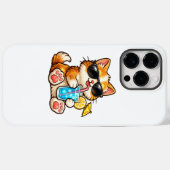 Cool Summer Cat Case-Mate iPhone Hülle (Rückseite (Horizontal))